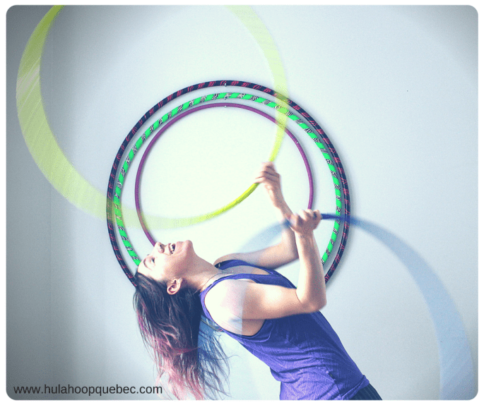 le plaisir de faire du hula-hoop