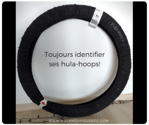 Voyager avec des hula-hoops