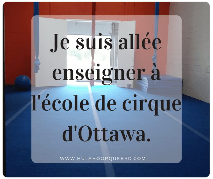 atelier de hula-hoop